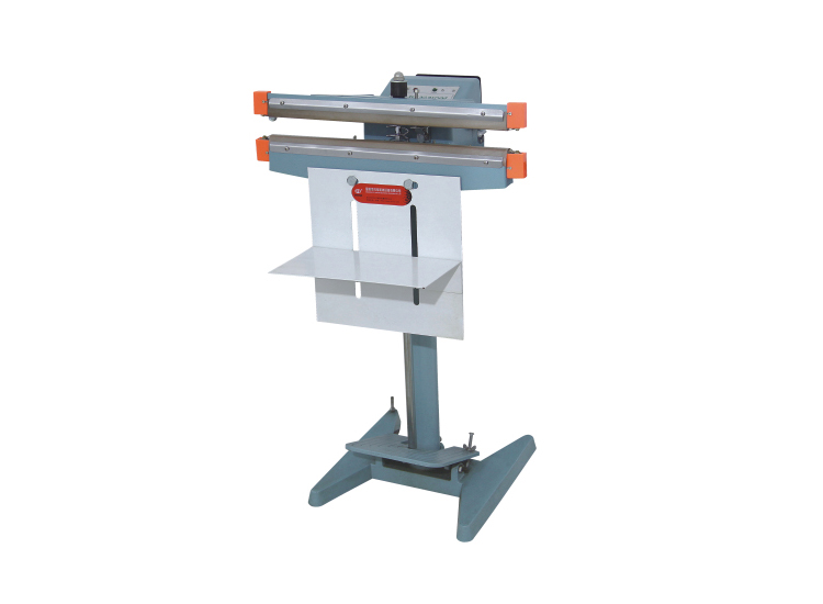 PFS-350-1000x2型铝架脚踏封口机可配色带打码机